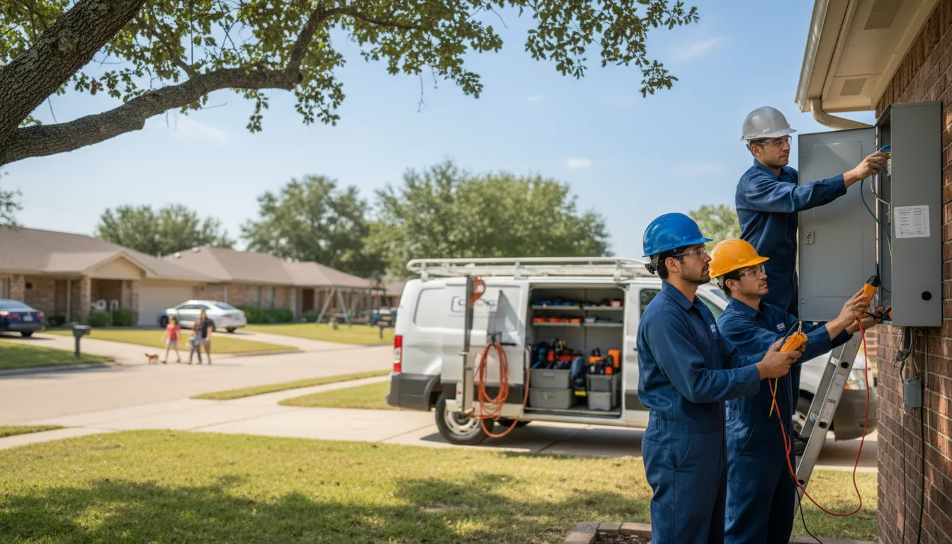 Certified electrician providing emergency electrical services in Georgetown, IL